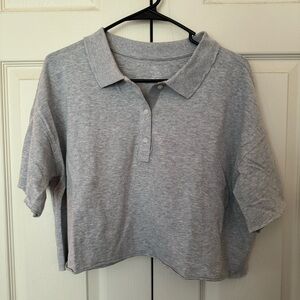 Aerie Offline cropped polo